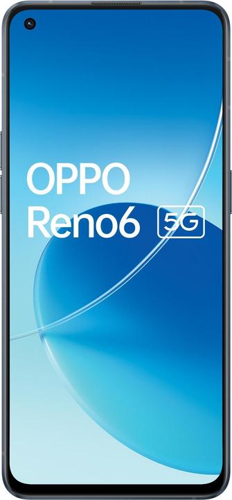 Image du produit OPPO Reno6 (128 Go, Noir stellaire, 6.40", Double SIM, 5G)