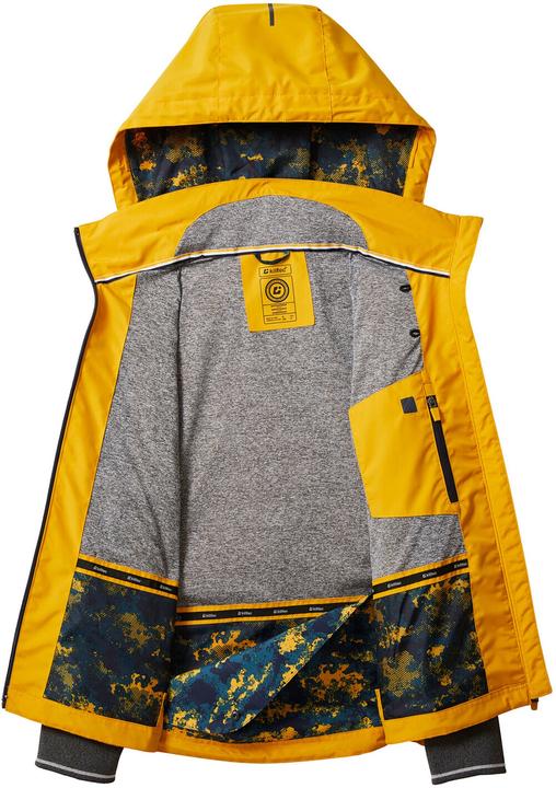 Image du produit Killtec Garçons Rur BYS JCKT B Veste fonctionnelle/Vélo avec capuche amovible, jaune brûlé, 1 (152)