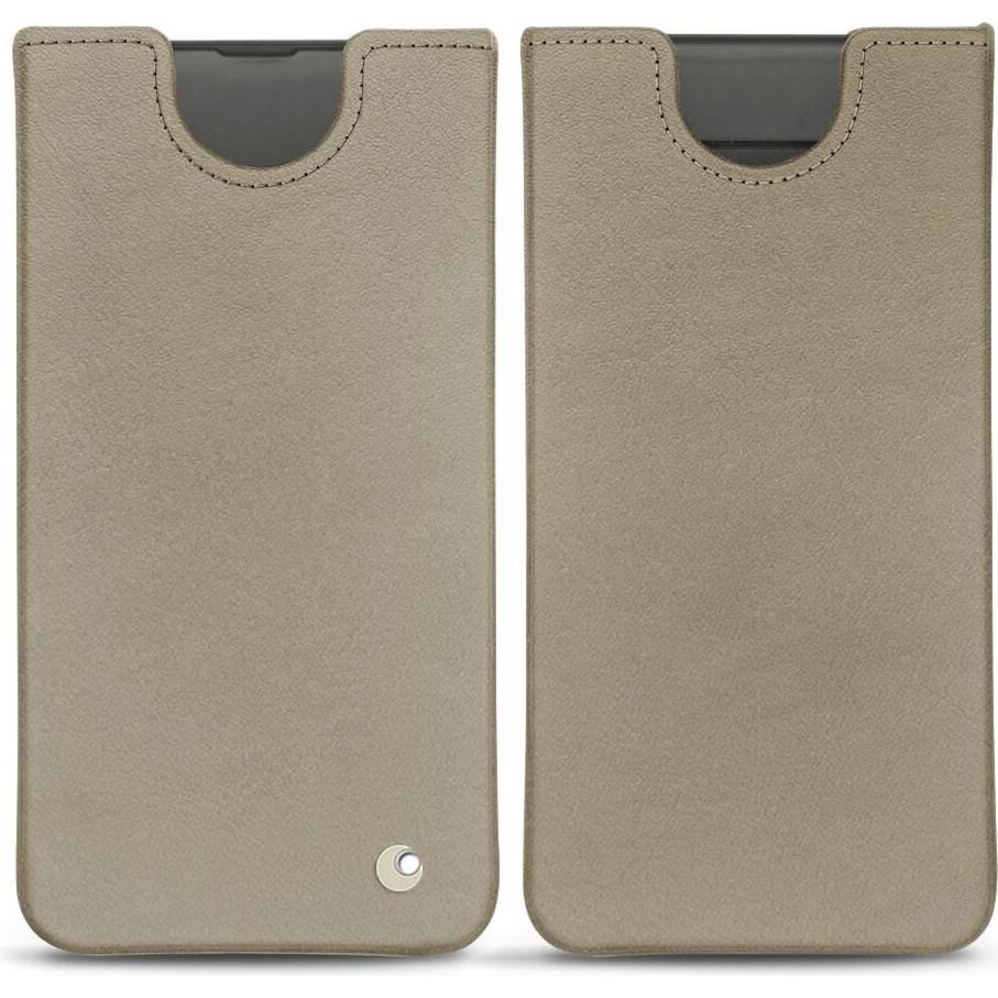 Noreve Lederschutzhülle (Samsung Galaxy S10+), Smartphone Hülle, Beige