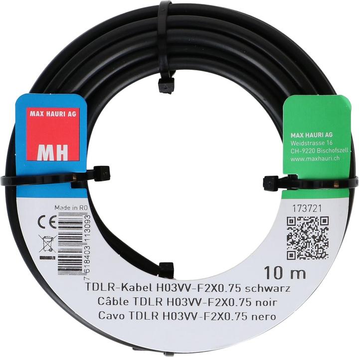 Image du produit Max Hauri Câble TDLR H03VV-F2X0.75 (10 m)