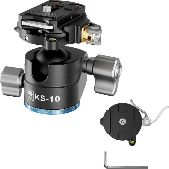 Produktbild Sirui KS-10 Kugelkopf black mit Schnellverschluss und TY-55X Platte (Kugelkopf)