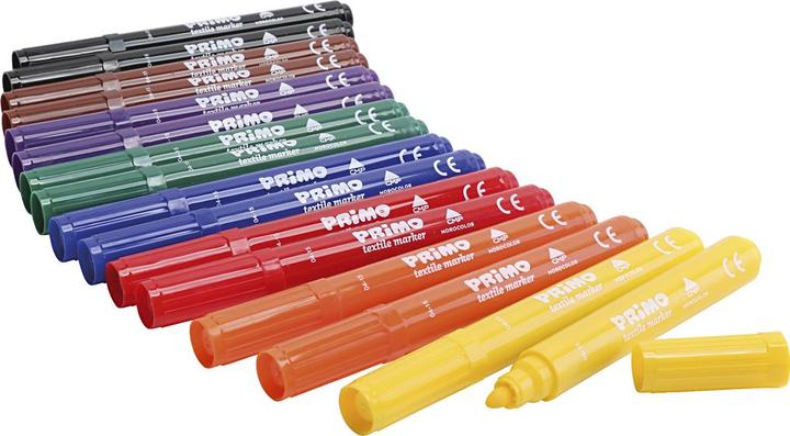 Produktbild Primo Textile Markers (8x)