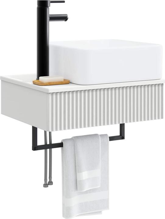 Actual product image vidaXL Wandmontiertes Waschbecken (390 mm, 500 mm)