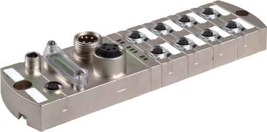 Actual product image Murr Elektronik MVK I/O compact module, metal version Profibus DP, 16 multifunctional channels MVK-MP DIO8
