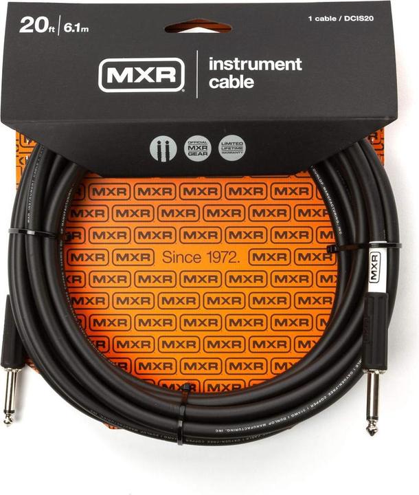 Image du produit Mxr Câble d'instrument standard 6 m, noir (6 m)