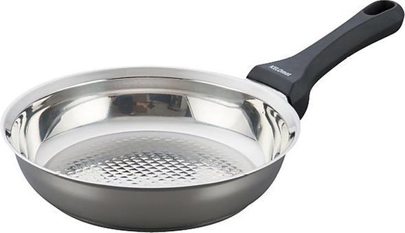 Kelomat Grillpfanne rund ohne Deckel (Grillpfanne, Edelstahl)