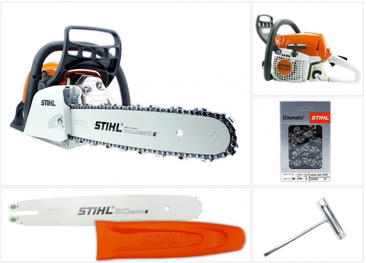 Actual product image Stihl MS 251 Kettensäge / Motorsäge mit 35 cm Schnittlänge + 1,3 mm Kette (Petrol chain saw)