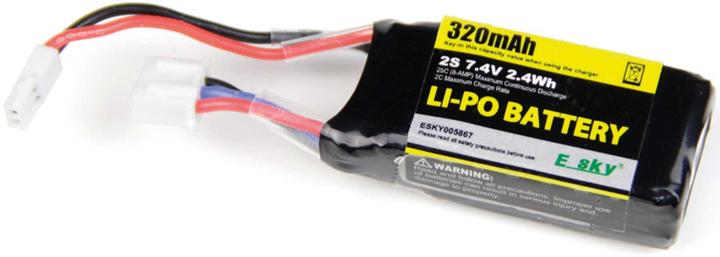 Produktbild E-Sky Antriebsakku 2S LiPo 7,4V 320mAh 25C (7.40 V, 320 mAh)