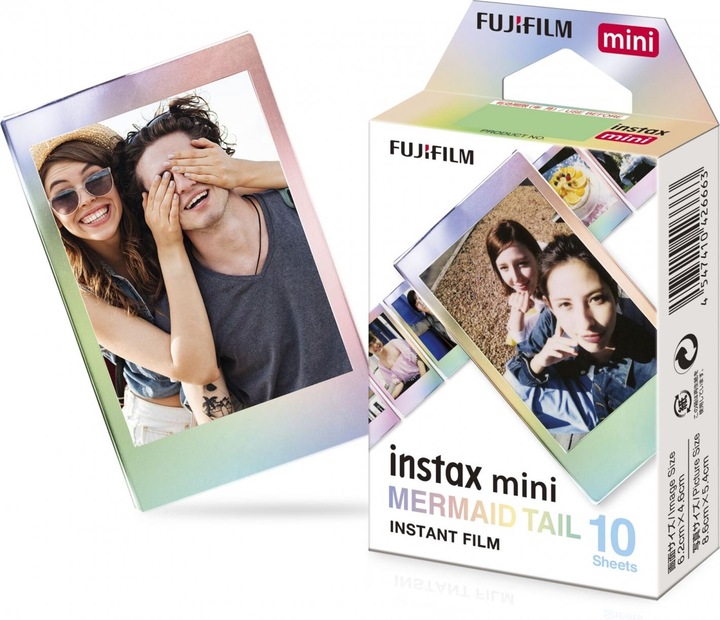 Actual product image Fujifilm Instax Mini Mermaid Tail 10 sheets (Instax Mini)