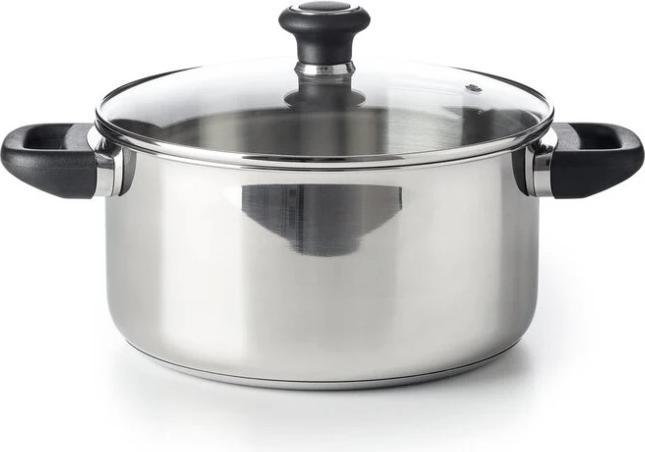 Actual product image Beka Faitout + couvercle Polo 20 cm (20 cm, Pot, Stainless steel)