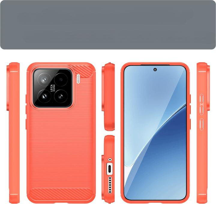 Produktbild Cover-Discount Xiaomi 15 - Metall Carbon Look Hülle (Xiaomi 15)
