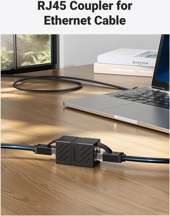 Image du produit Ugreen Raccord Ethernet RJ45 CAT6 10 Gbit/s (Raccord réseau)