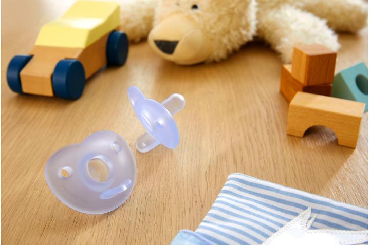 Actual product image Philips Avent Curved Soothie (2 x, up to 6 M.)