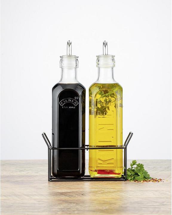 Actual product image Kilner 0025.028 Set of 2 Oil Infusion Set 0.6L, Glass (600 ml)