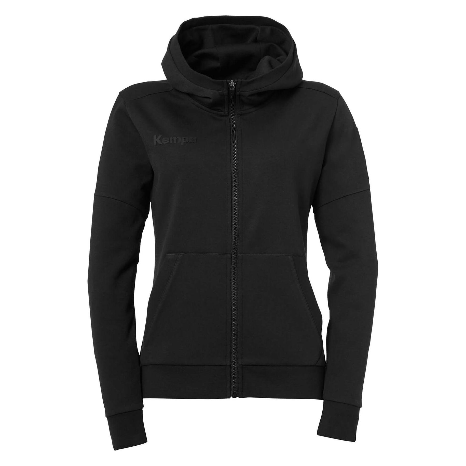 Kempa, Damen, Pullover, Status Kapuzenjacke Damen, Schwarz, (Xxl)