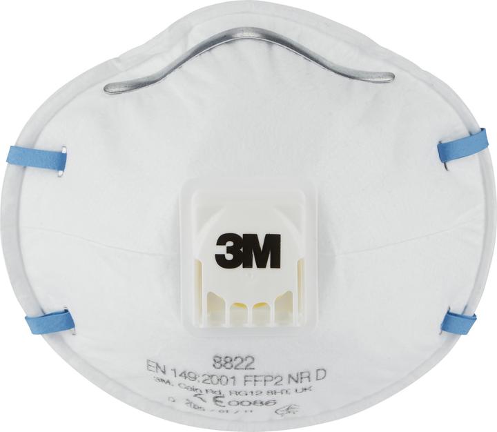 Image du produit 3M Masque de protection respiratoire 8822 (FFP2, 10 x)
