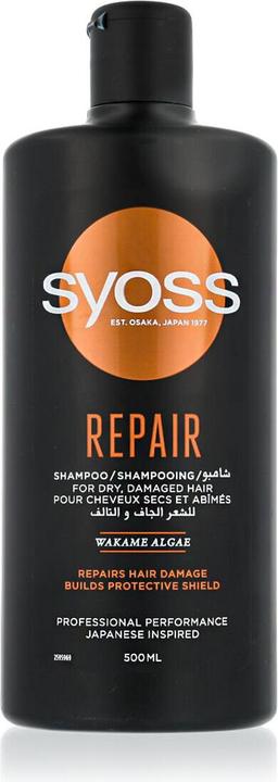 Produktbild Schwarzkopf Syoss Repair Therapy Shampoo 500 ml (500 ml, Flüssiges Shampoo)