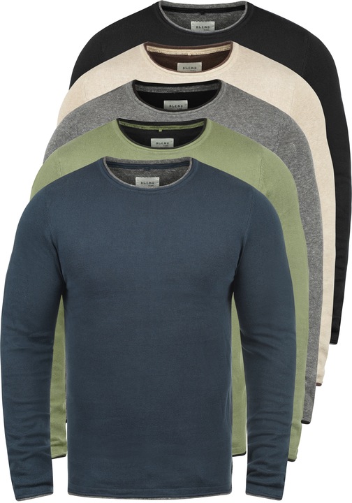 Immagine prodotto Blend Odin Maglione Pullover Maglieria Da Uomo Con Girocollo In Cotone 100% (3XL)