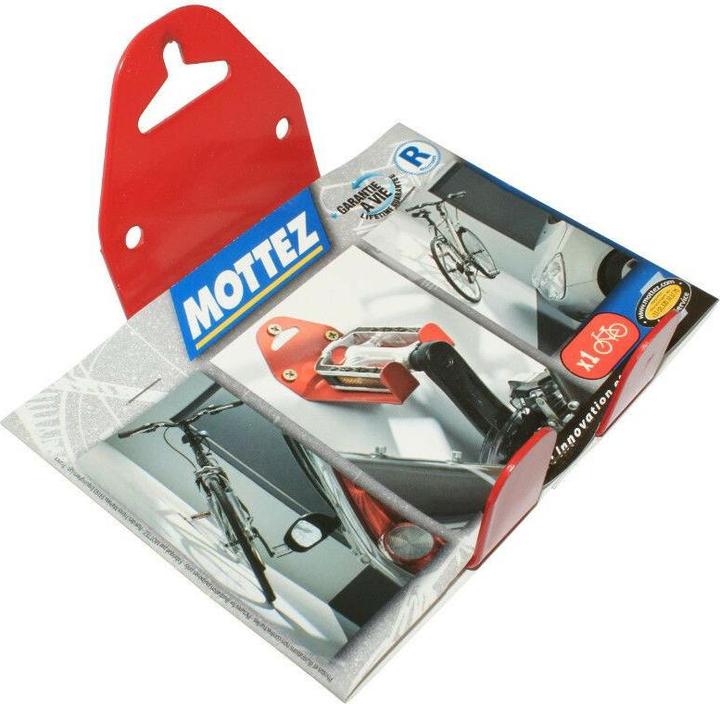 Actual product image Mottez Crochet Vélo Mural Pédale