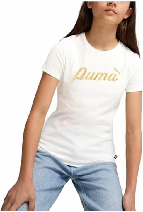 Produktbild Puma ESS+ SCRIPT Metallic Tee G (152)