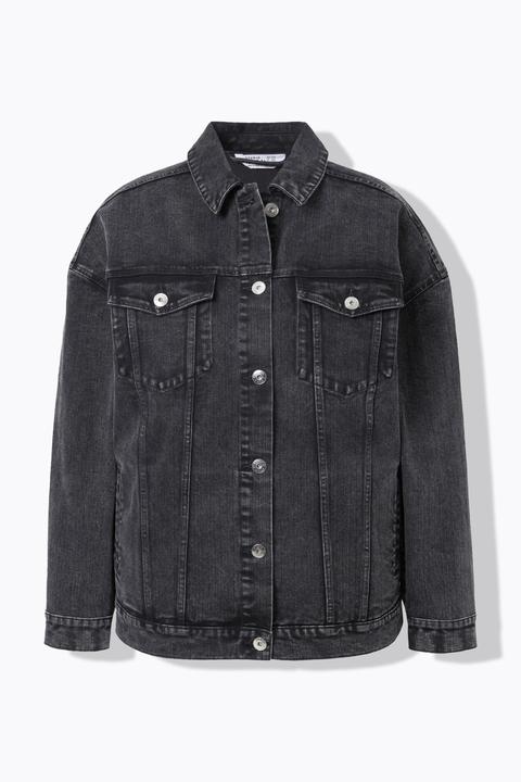 Produktbild Studio Untold Jeansjacke, Oversize Shape, Nadelstreifen (54)
