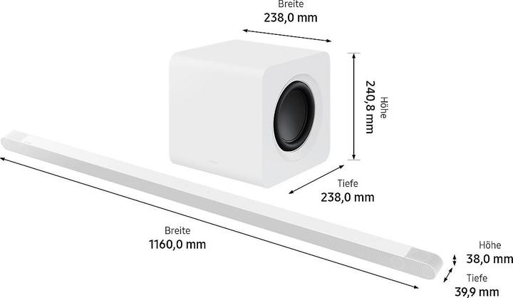 Actual product image Samsung HW-S811B/ZG (330 W, 3.1 Channel)