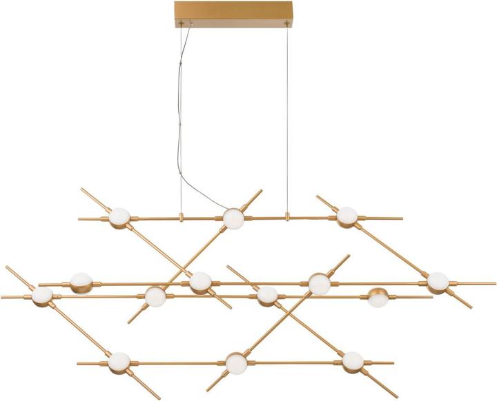 Actual product image Nova Luce ATOMO LED pendant light gold 39W warm white 110x34.5x120cm dimmable 9180614