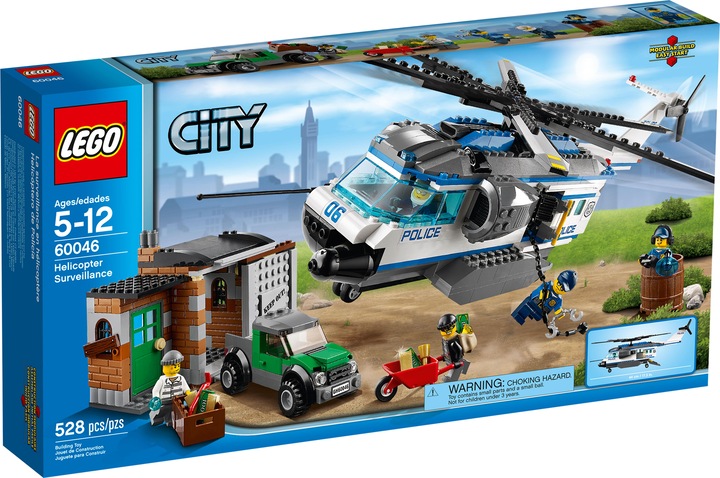 LEGO Pursuit with the police helicopter (60046, LEGO City)