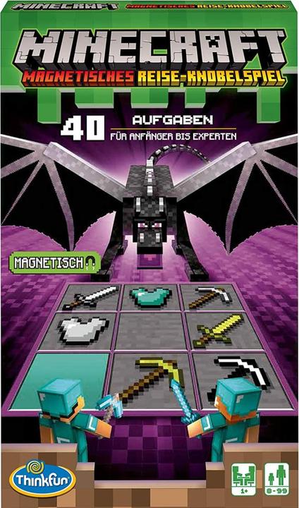 Actual product image Thinkfun Minecraft- The magnetic travel game (German, 2 - 4 Players)