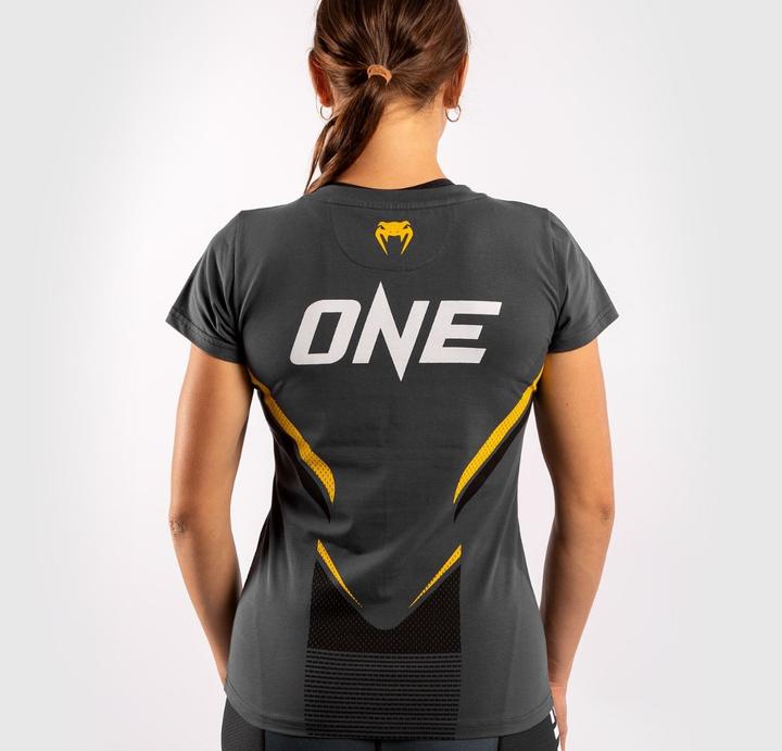 Immagine prodotto Venum T-shirt ONE FC Impact - da donna - Grigio/Giallo (L)