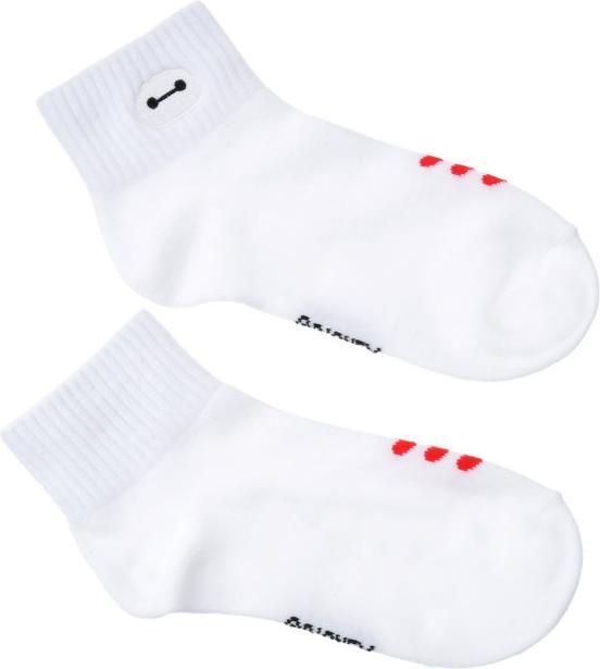 Immagine prodotto Disney Baymax Gesichtsstickerei Kurzsocken Weiss 36-39 (36 - 39)