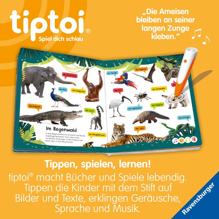 Immagine prodotto Ravensburger tiptoi Kennst du diese Tiergeräusche? (Tedesco, 2025)