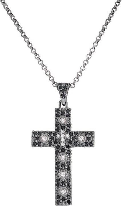Produktbild Amen Rosary Cross Halskette (925er Silber, 40 cm)