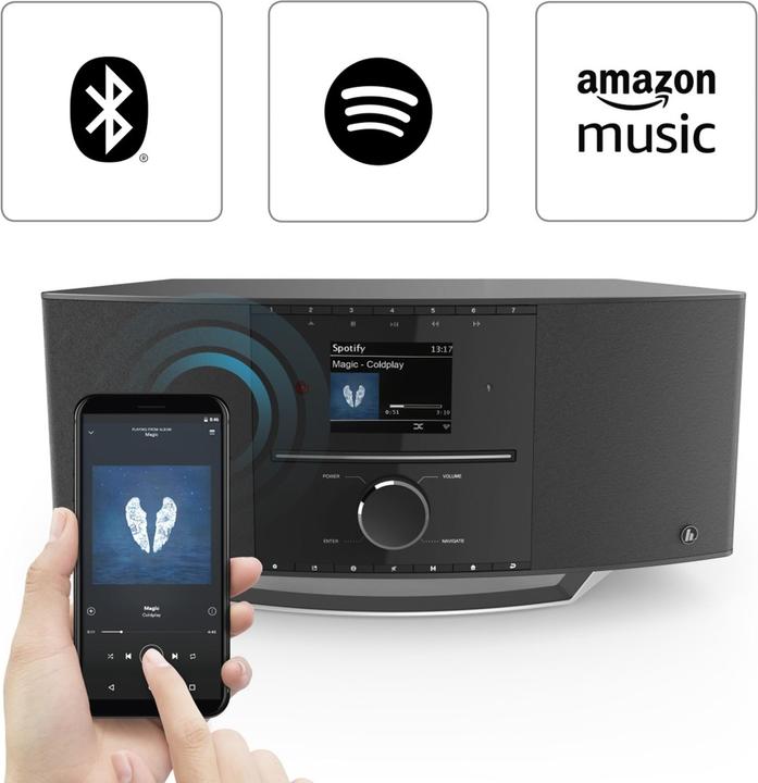 Immagine prodotto Hama DIR3510SCBTX (Web radio, DAB, Bluetooth, WiFi)