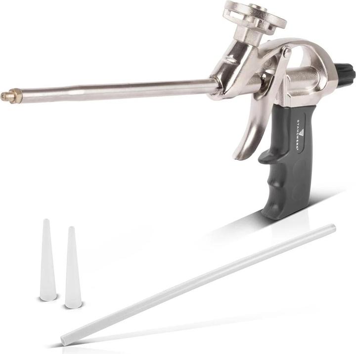 Produktbild Stahlwerk Schaumpistole für PU Schaum | Bauschaumpistole aus Aluminium