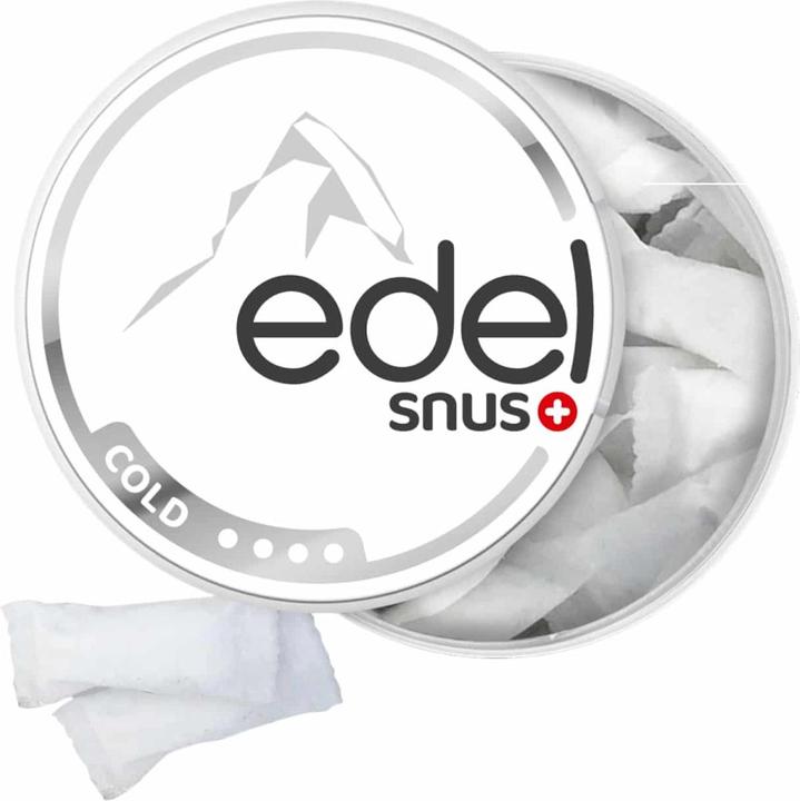Actual product image Edelweiss Cold (All White Slim) (Nicotine Pouches, 20 mg)