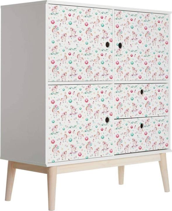 Actual product image Trenddeko Sweet Unicorns - Donuts (100 x 150 cm)