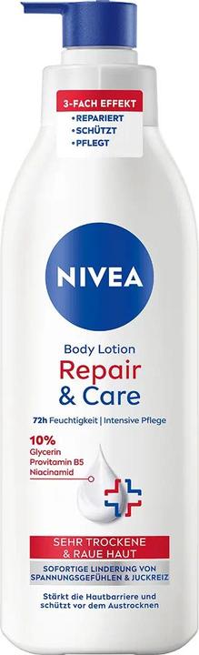 Actual product image NIVEA Repair & Care Body Lotion Pump (250 ml)
