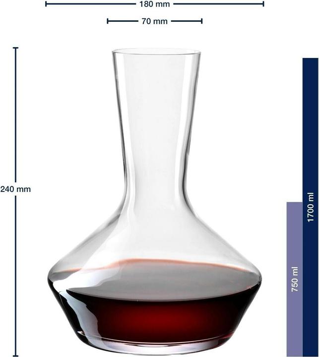 Actual product image Leonardo Dekanter Puccini 0.75 l, Transparent, Produkttyp: Dekanter (0.75 l)