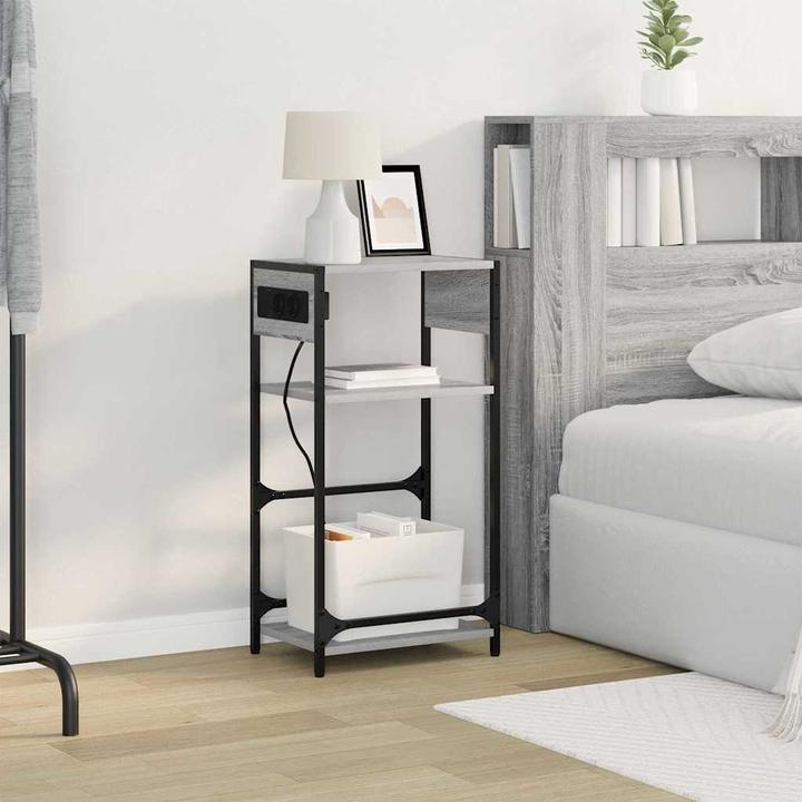 Actual product image vidaXL Bedside table (40 x 27 x 76 cm)