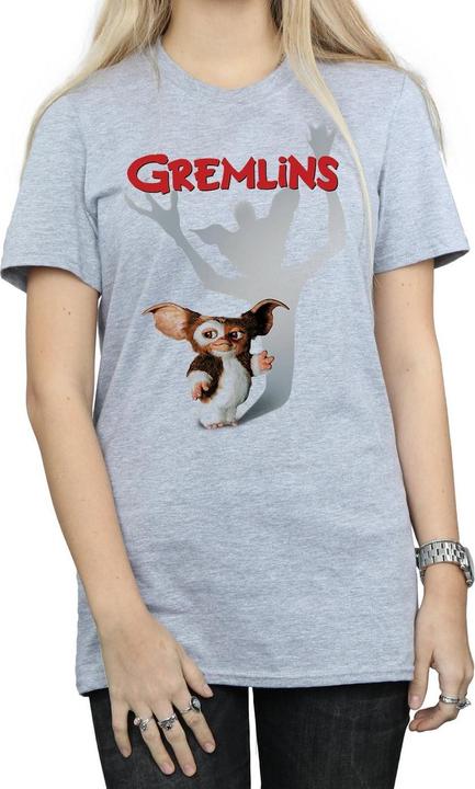 Actual product image Universal Textiles Womens/Ladies Gizmo Shadow Cotton Boyfriend T-Shirt (XXL)