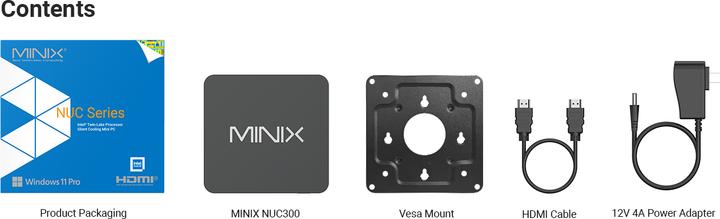 Produktbild Minix NUC 300 (Intel Core i3-N300)