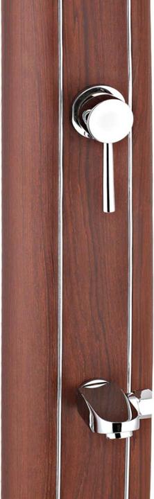 Produktbild Gre Solardusche Aluminium oval - Holzoptik - 32 Liter