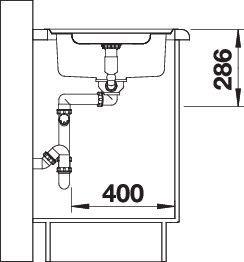 Image du produit Blanco Classic Pro 5 S-IF (Evier encastré, 51 cm, 91.50 cm)