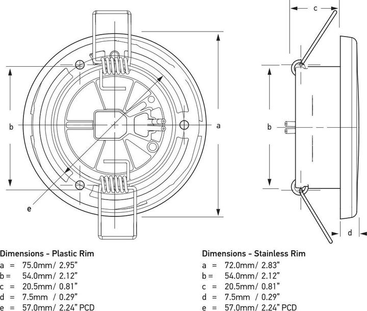 Produktbild Hella Deckenleuchte EuroLED 75 Apelo RGB