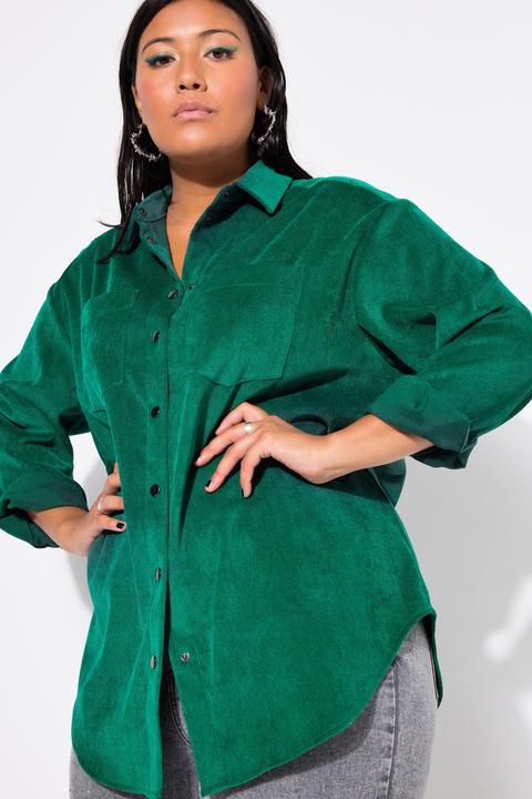 Produktbild Studio Untold Cord-Hemd, oversized, Hemdkragen, Langarm (60)