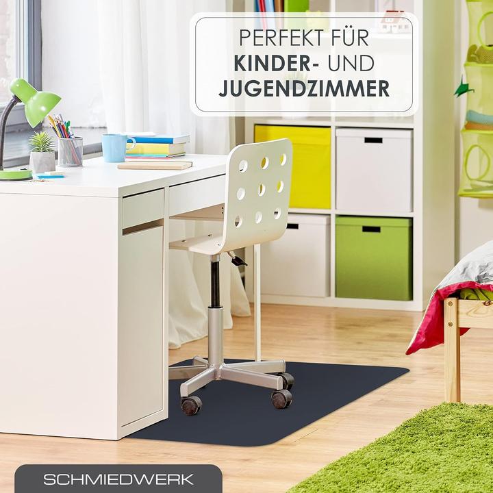 Image du produit Schmiedwerk Kratzfeste Bodenschutzmatte für Bürostühle, Fussbodenheizung geeignet (120 x 145 cm)