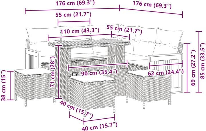 Actual product image vidaXL Harmoni