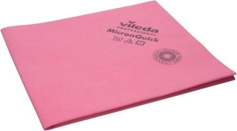 Immagine prodotto Vileda Klud r-MicronQuick 40x38 cm Microfibra Rød 70% genbrugsplast, 5 pezzi/pz. (5 pz.)