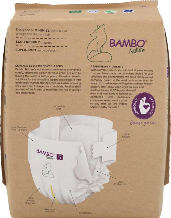 Produktbild Bambo Nature, Gr. 5, 12-18 kg, Papier Verpackung (Gr. 5, 22 Stück)